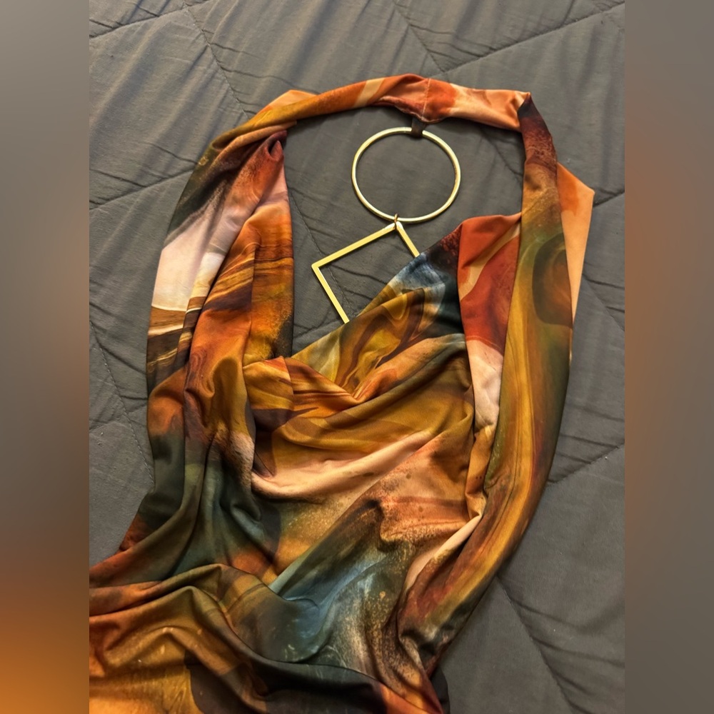 Windsor Vibrant Backless Dress - Picture 2 of 11